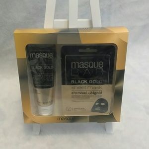 3/15 - Masque Bar Black Gold Facial Mask Set